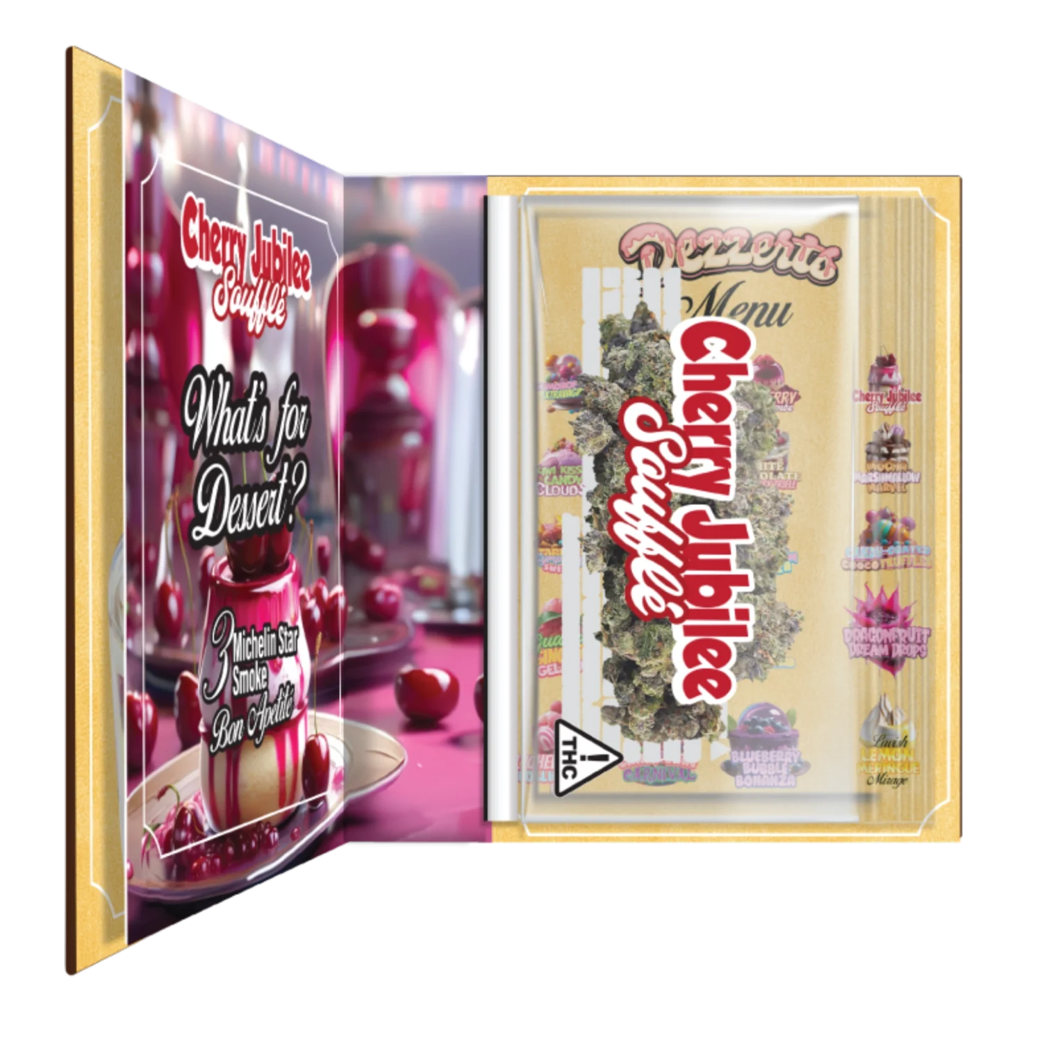 DEZZERTS - CHERRY JUBILEE SOUFFLE / 7G - $65 (Save $5)