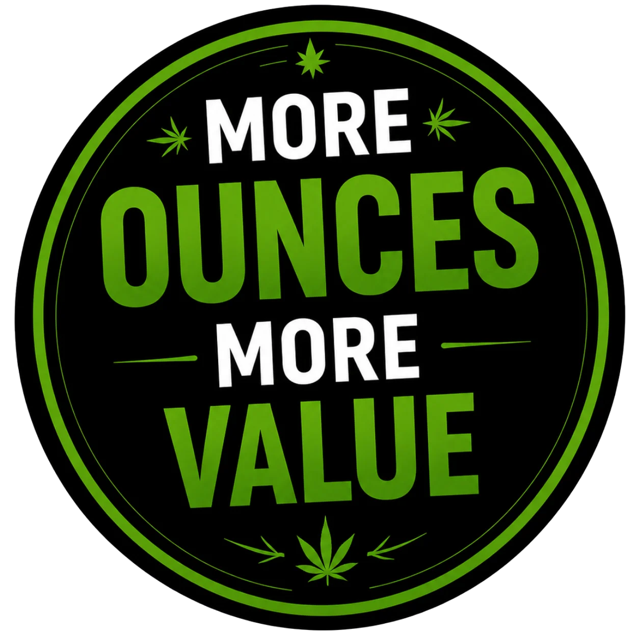 More ounces more value
